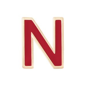 آویز گردنبند نقره ژابیز مدل حرف n