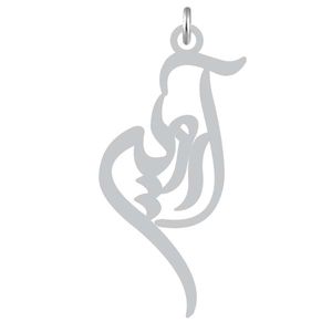 آویز گردنبند نقره کرابو طرح آروین مدل kn2 1133