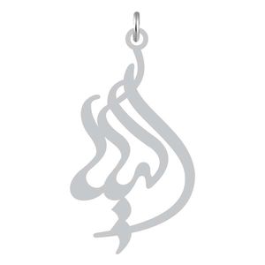 آویز گردنبند نقره کرابو طرح الیکا مدل kn2 1186