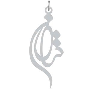 آویز گردنبند نقره کرابو طرح ترلان مدل kn2 1058