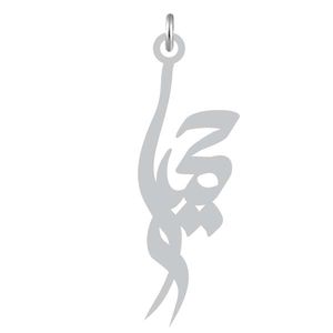 آویز گردنبند نقره کرابو طرح حمیرا مدل kn2 1044