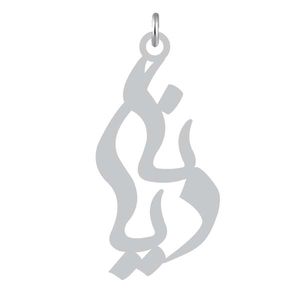 آویز گردنبند نقره کرابو طرح دیانا مدل kn2 986