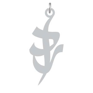 آویز گردنبند نقره کرابو طرح راد مدل kn2 934