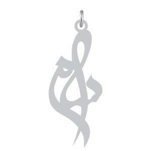 آویز گردنبند نقره کرابو طرح سام مدل kn2 862