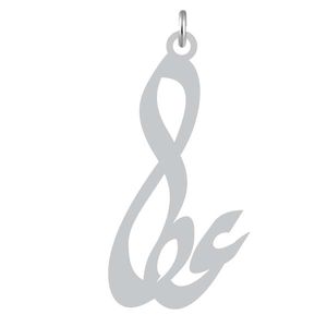 آویز گردنبند نقره کرابو طرح عطا مدل kn2 751
