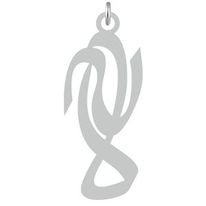 آویز گردنبند نقره کرابو طرح لاله مدل kn2 656