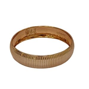 النگو طلا 18 عیار زنانه مدل تک پوش رز کد s1w