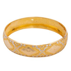 النگو طلا 18 عیار زنانه کد al25g 4