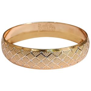 النگو طلا 18 عیار زنانه گالری طلای ونوسام مدل تک پوش دیاکو کد 1019s4