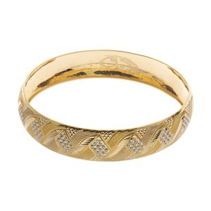 النگو طلا 18 عیار زنانه گالری یارطلا مدل لوز کد al64 g 1