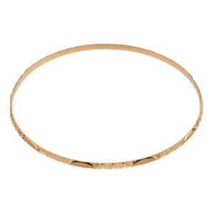 النگو طلا کم اجرت 18 عیار زنانه حانیه مدل h101 سایز 2