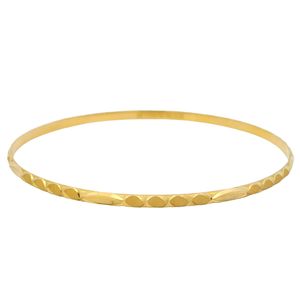 النگو طلا کم اجرت 18 عیار زنانه حانیه مدل h503 سایز 3