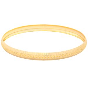 النگو طلا کم اجرت 18 عیار زنانه طلای مستجابی مدل یزد هنر کد y812 k سایز 2
