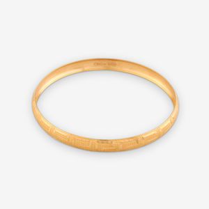 النگو طلا کم اجرت 18 عیار زنانه ناریا مدل sh3 10 سایز 3