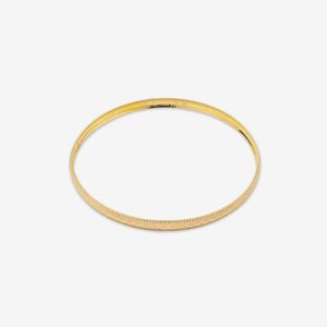 النگو طلا کم اجرت 18 عیار زنانه ناریا مدل تراش لوکس کد f26 1 سایز 2