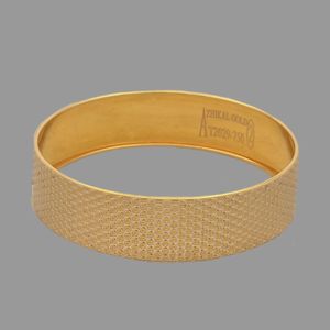 النگو طلا کم اجرت 18 عیار زنانه گالری طلا و شمش برلیان مدل ژیکار سایز 1