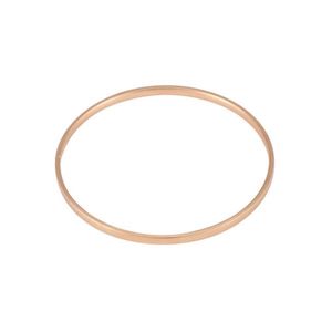 النگو طلا کم اجرت 18 عیار زنانه گالری طلای اشکان مدل آینه ای پهن سایز 4