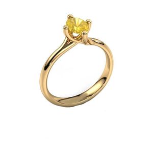 انگشتر طلا 18 عیار زنانه آراقیراتیس مدل تک سنگ کد ara0598