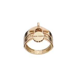 انگشتر طلا 18 عیار زنانه تیفانی گلدم مدل r 390016