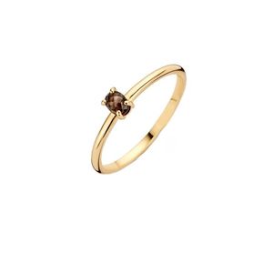 انگشتر طلا 18 عیار زنانه قیراط طرح تک سنگ کد gh6170