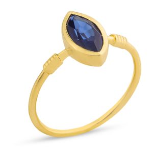 انگشتر طلا 18 عیار زنانه کیا گالری مدل فنری مارکیز کد rm271