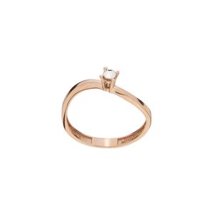 انگشتر طلا 18 عیار زنانه گلدم مدل r 3090007