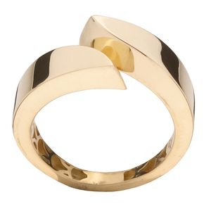 انگشتر طلا 18 عیار زنانه گلدم مدل r 3090017