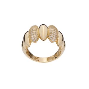 انگشتر طلا 18 عیار زنانه گلدم مدل r 3090026