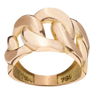 انگشتر طلا 18 عیار زنانه گلدم مدل r 3090028