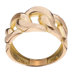 انگشتر طلا 18 عیار زنانه گلدم مدل r 3090029