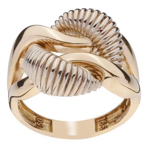 انگشتر طلا 18 عیار زنانه گلدم مدل r 3090054