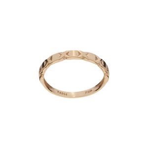 انگشتر طلا 18 عیار زنانه گلدم مدل r 3090096