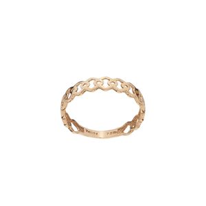 انگشتر طلا 18 عیار زنانه گلدم مدل r 3090099