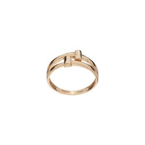 انگشتر طلا 18 عیار زنانه گلدم مدل r 3090100