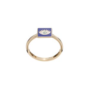 انگشتر طلا 18 عیار زنانه گلدم مدل r 3090104