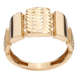 انگشتر طلا 18 عیار زنانه گلدم مدل r 390026