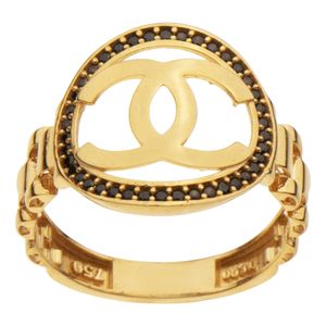 انگشتر طلا کم اجرت 18 عیار زنانه گلدم مدل ستاره کد 35