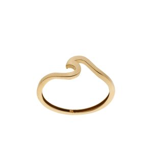 انگشتر طلای کم اجرت 18 عیار زنانه گلدم مدل r900 54