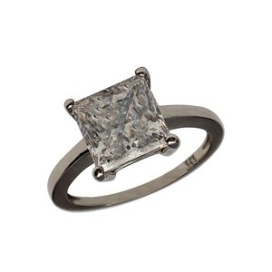 انگشتر نقره آیس کات زنانه کد 115