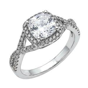 انگشتر نقره اتمی زنانه مدل 360