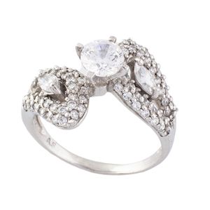 انگشتر نقره زنانه مدل amt r139