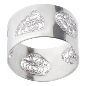 انگشتر نقره زنانه مدل ملیله r043