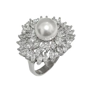 انگشتر نقره زنانه مدل مینا کد 00148