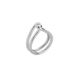انگشتر نقره زنانه کیا ویژن مدل دواژین rsi 019
