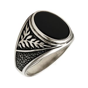 انگشتر نقره عقیق مردانه کد 024