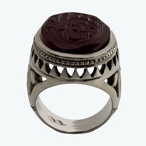 انگشتر نقره مردانه مدل r1579