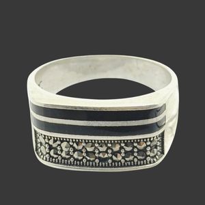 انگشتر نقره مردانه مدل اسپرت کد 555
