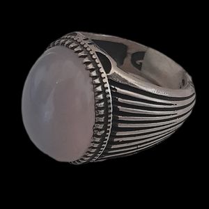 انگشتر نقره مردانه مدل عقیق کد 034