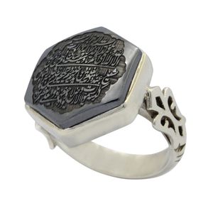 انگشتر نقره مردانه کد h255