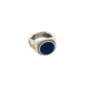 انگشتر نقره مردانه گالری ظهیرالدینی مدل rlx onyx